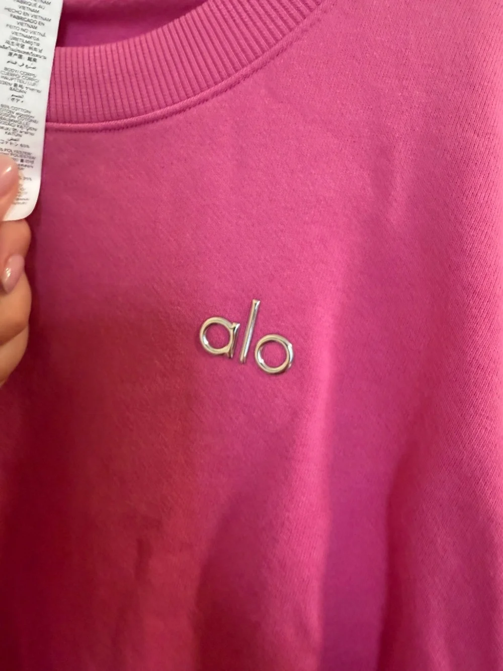 Alo pink paradise hoodie